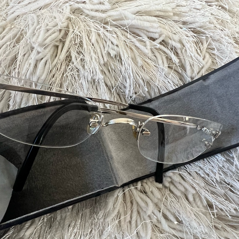 Carter Signature C Rimless Rectangular Eye Glasses